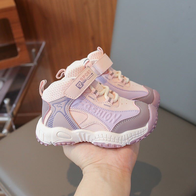 Детские легкие дышащие кроссовки для мальчиков и девочек, всесезонные, для прогулок, бега и походов на свежем воздухе