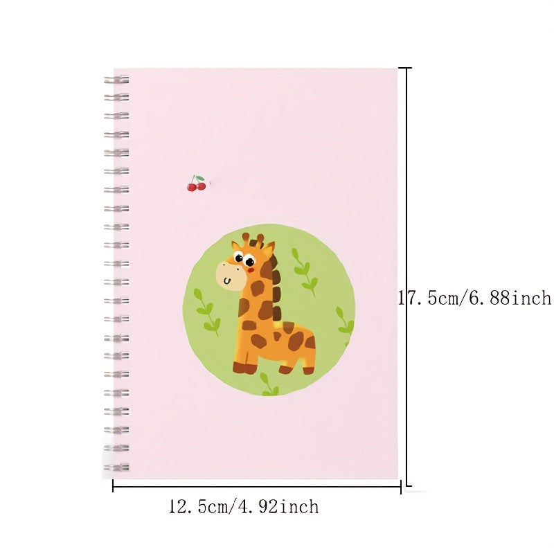 Educational Reusable Copybook for Kids Age 8+ with Colorful Illustrations and Pen Holder