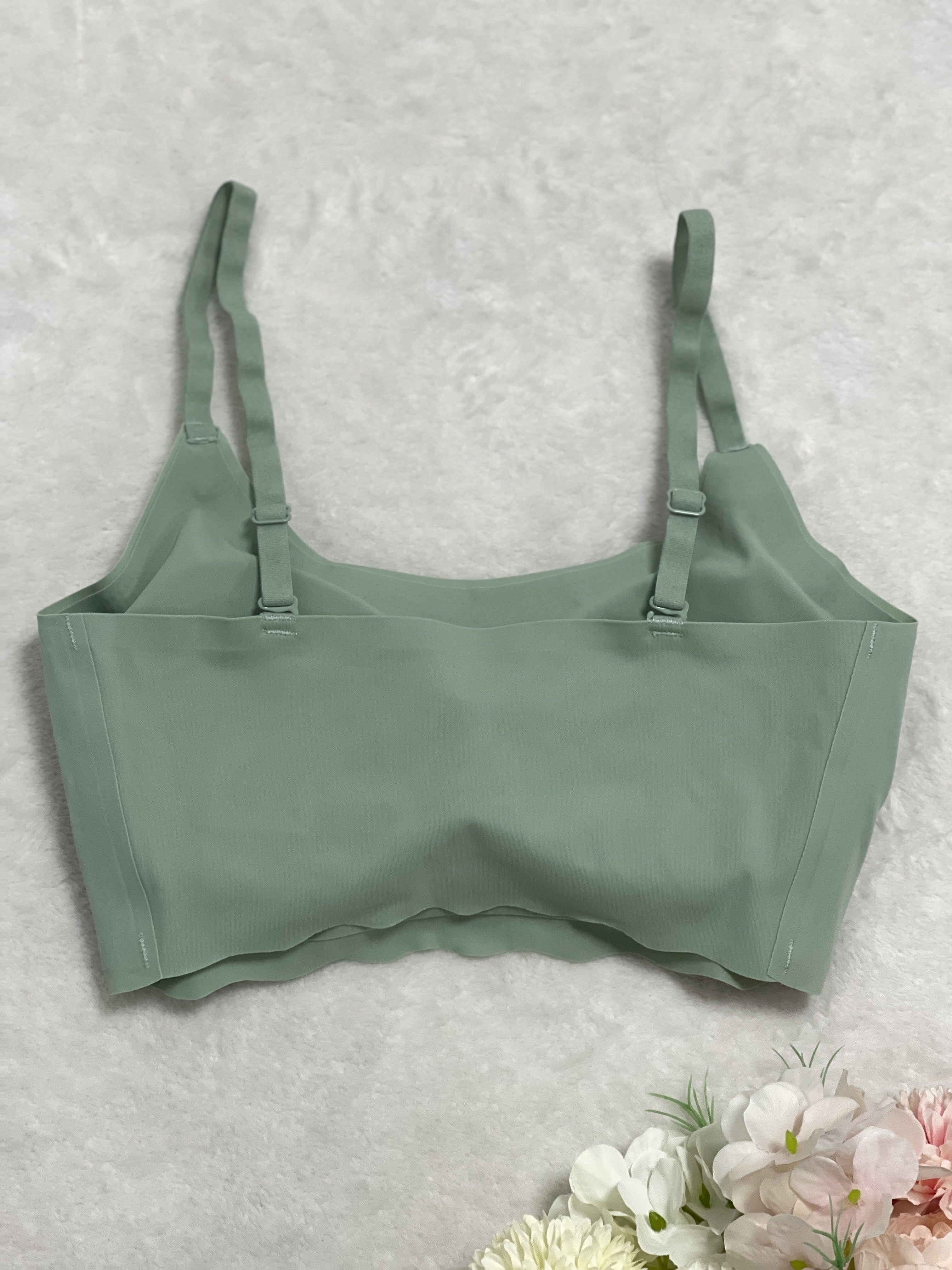 Women's Wireless Bralette with Adjustable Straps Seamless Comfort Pack of 4