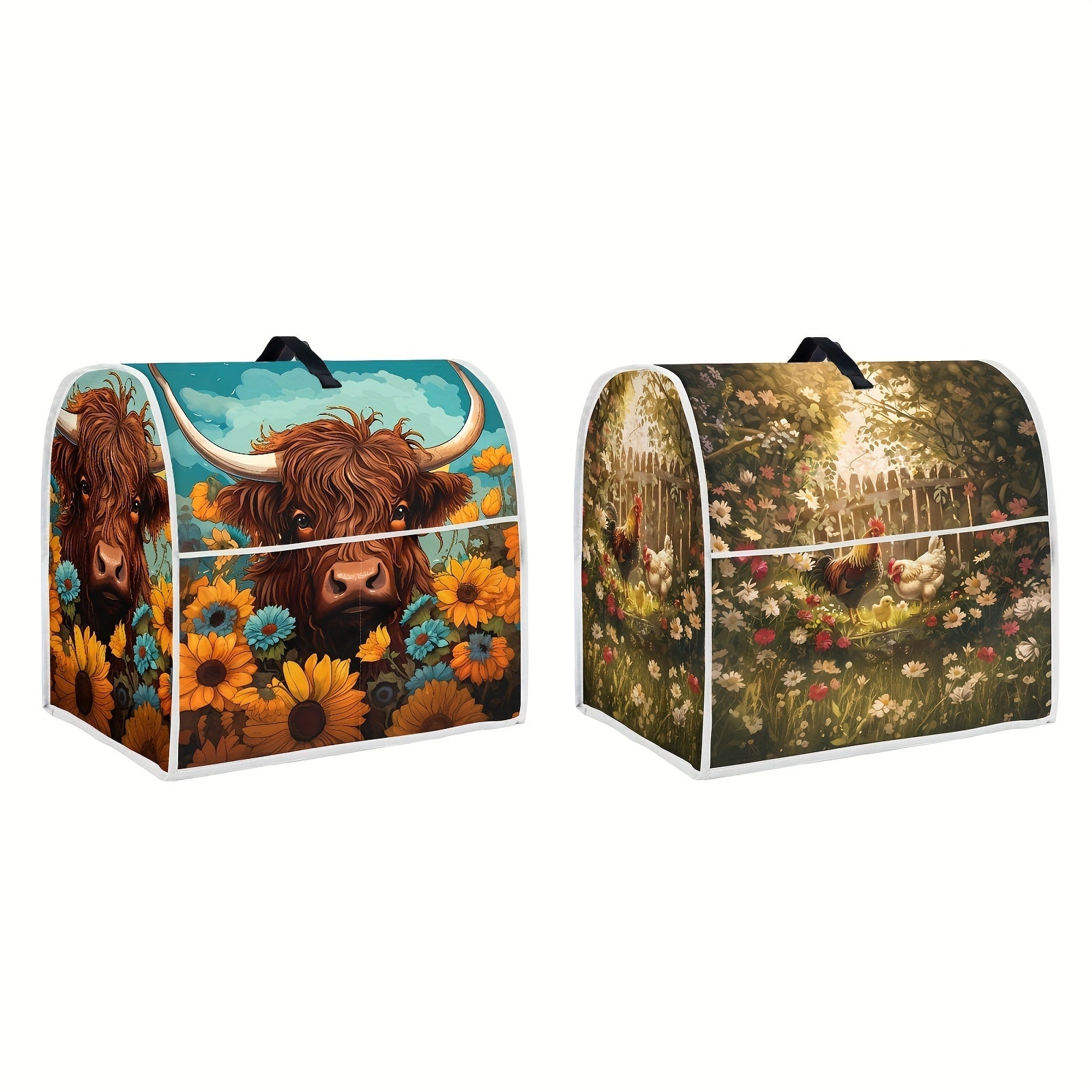 Gulbahor, Highland buqa va Qo'ylar naqshli mikser qopqog'i, yuviladigan chang va antistatik himoya