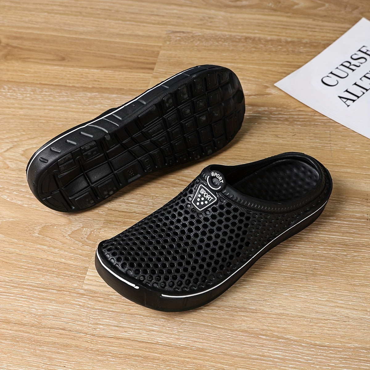 Women's EVA Slip-On Slippers Indoor Outdoor Ventilated Cushioned Shoes