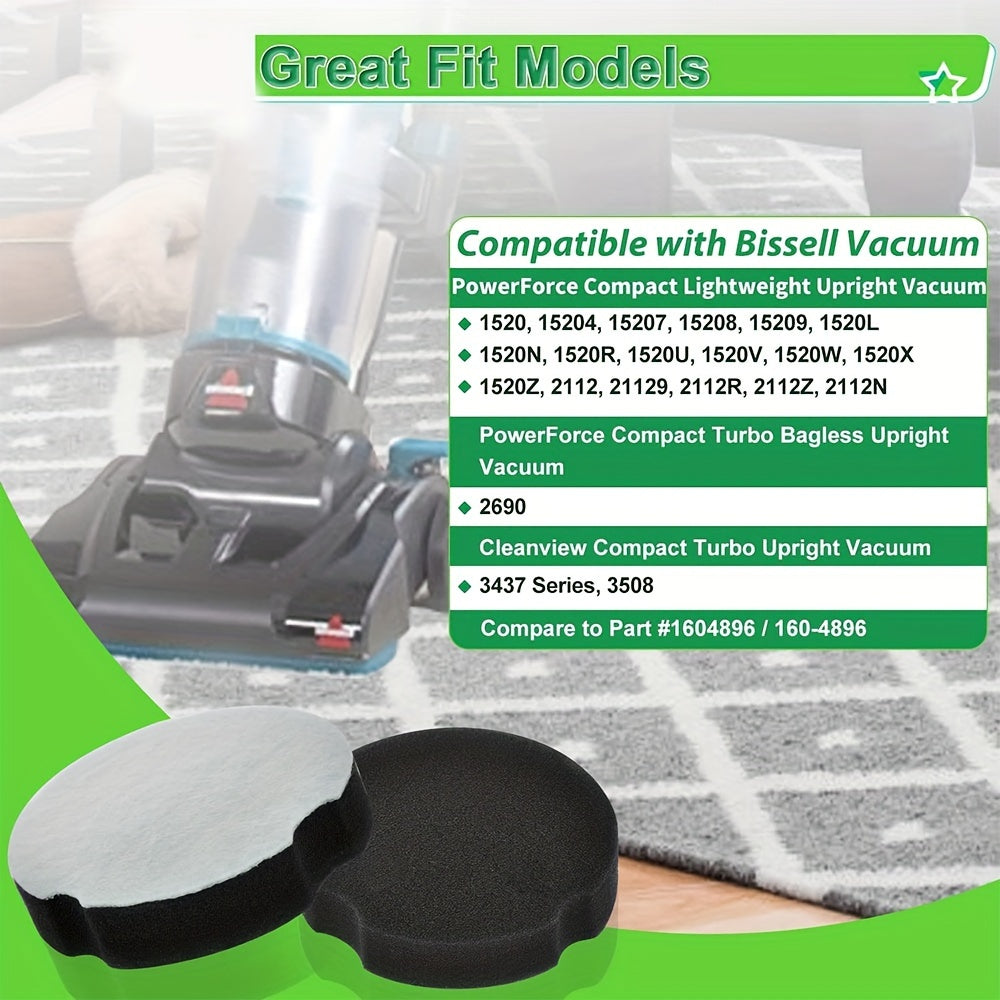 PowerForce va CleanView modellari uchun 6 ta polykarbonat vertikal changyutgich filtrlari