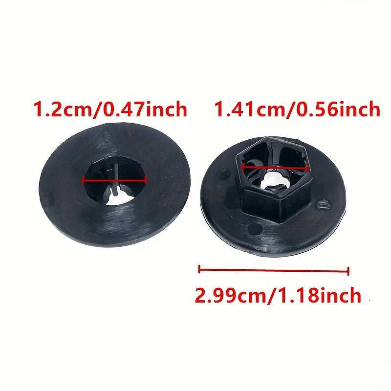 10 piezas de clips de panel de guardabarros de plástico duradero para coches, sujetadores de guardabarros