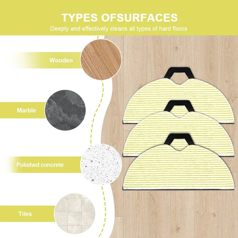 Микрофибровые насадки для пылесоса и швабры, 2 шт., разработаны для моделей Shark RV2001 2002WD AV2001 2000WD, идеально подходят для удаления шерсти домашних животных и уборки полов в доме.