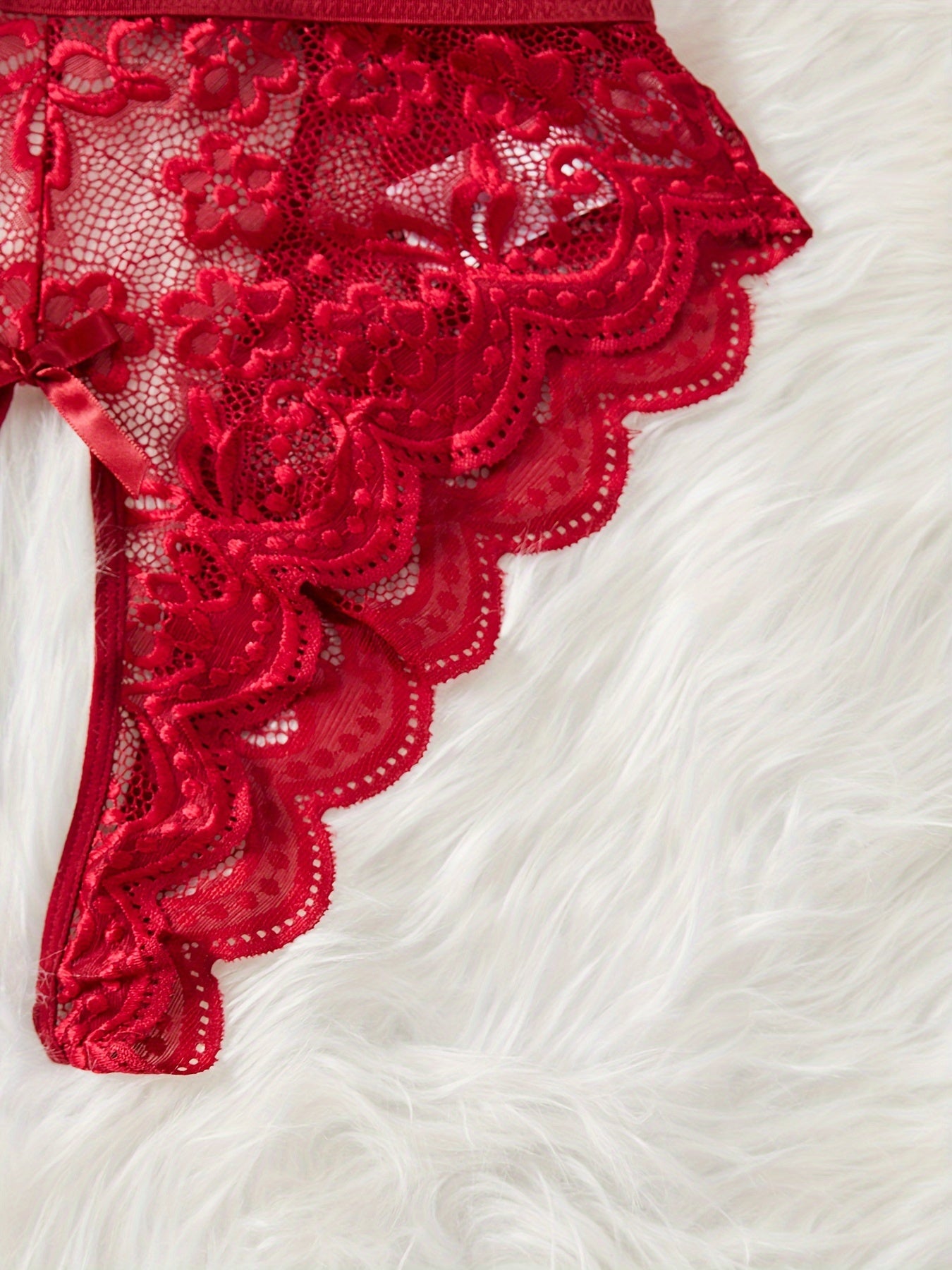 Women's Lingerie Lacy Halter Teddy Backless Bodysuit Sexy Nightwear