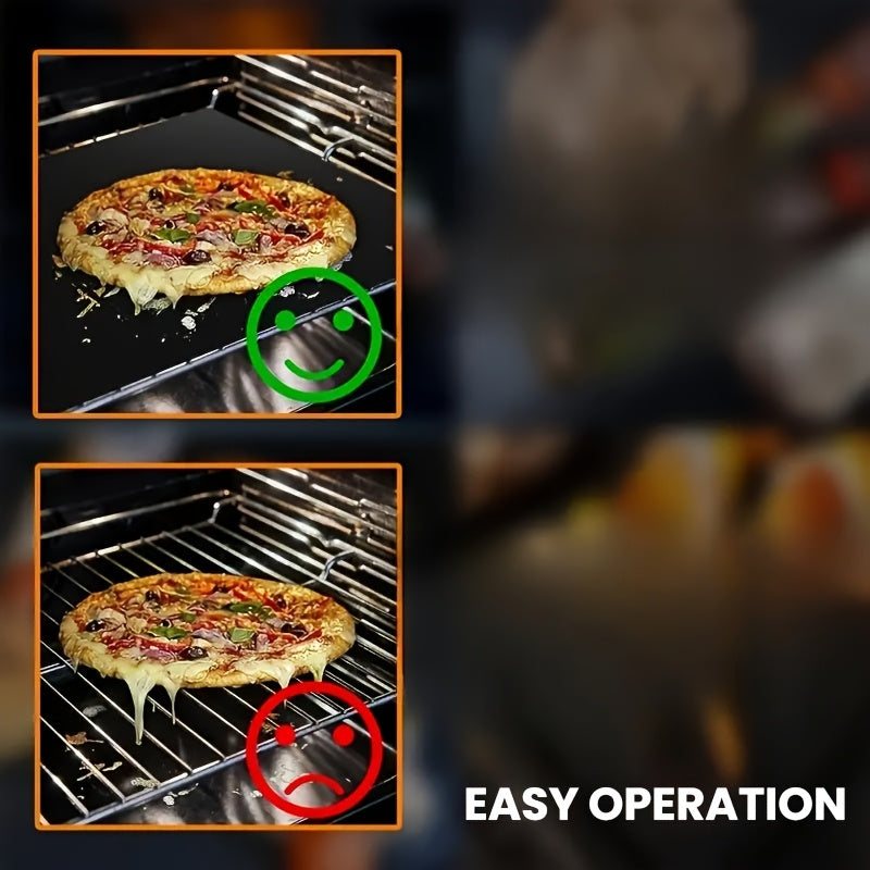 Non-Electric Oven Mat Black Fits Electric Gas Toaster Oven Grill Prevents Mess Food Safe