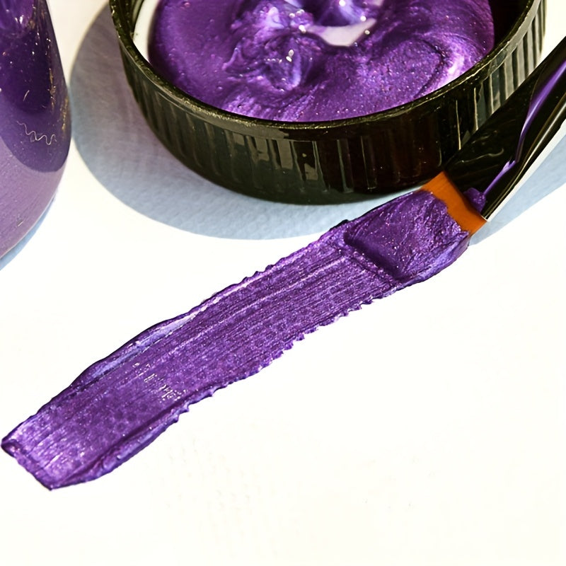 60 мл Золотой краски Металлическая акриловая краска, водостойкая и устойчивая к выцветанию для проектов DIY, включая окраску статуи и ручную роспись одежды.