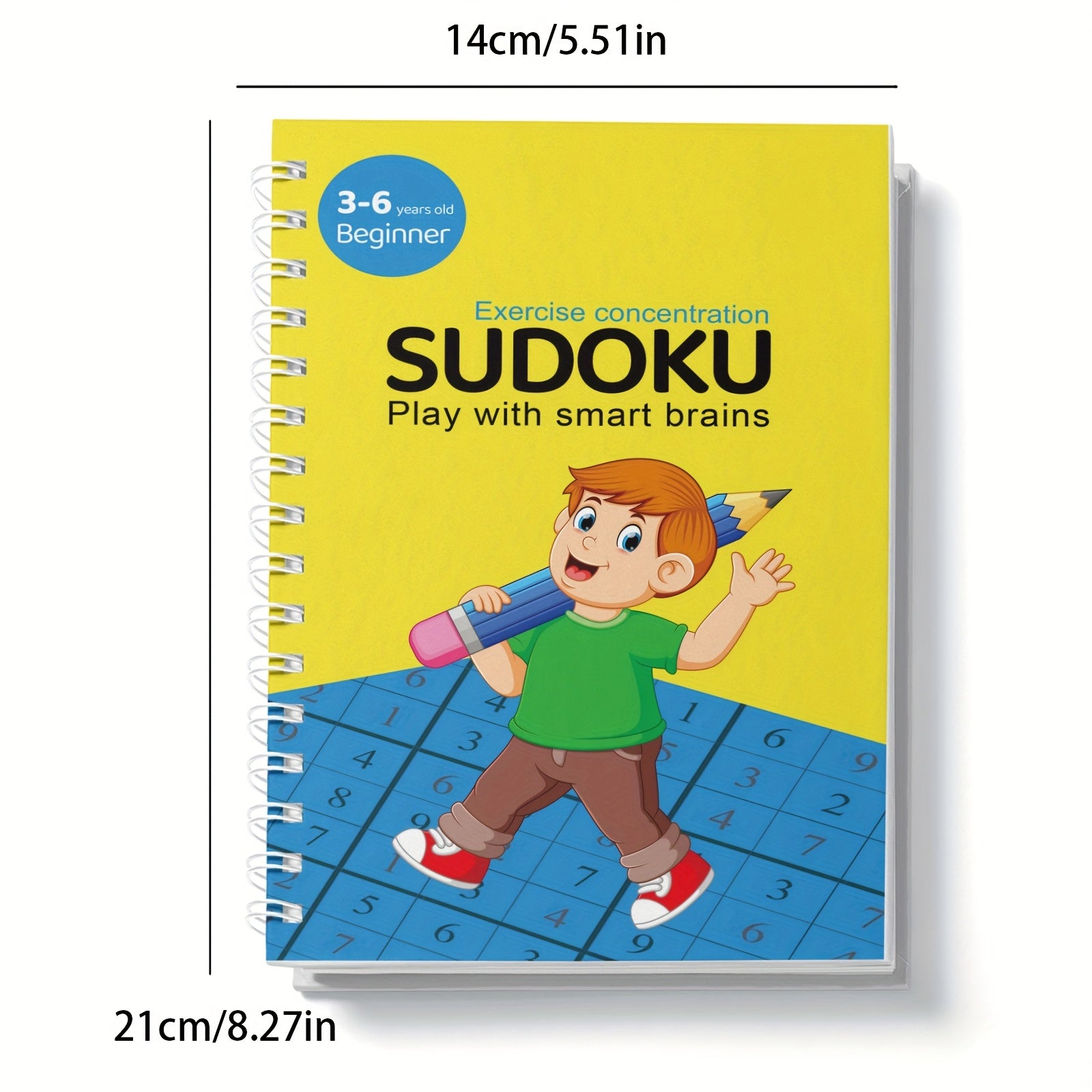 Themed Sudoku Puzzle Book for Kids Ages 3-6 Educational Brain Teasers