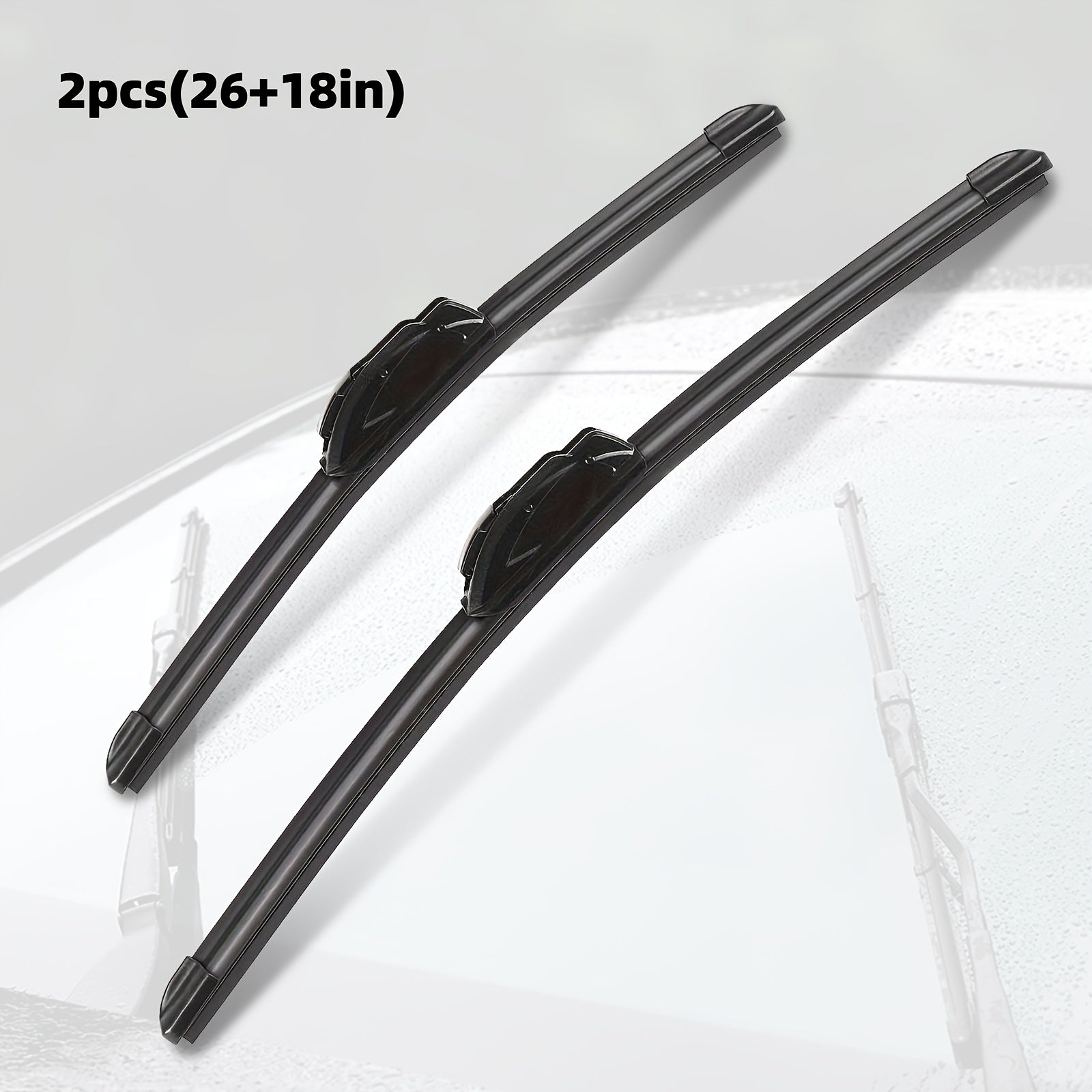 Universal J-Shaped Windshield Wiper High Quality Boneless Second Gen