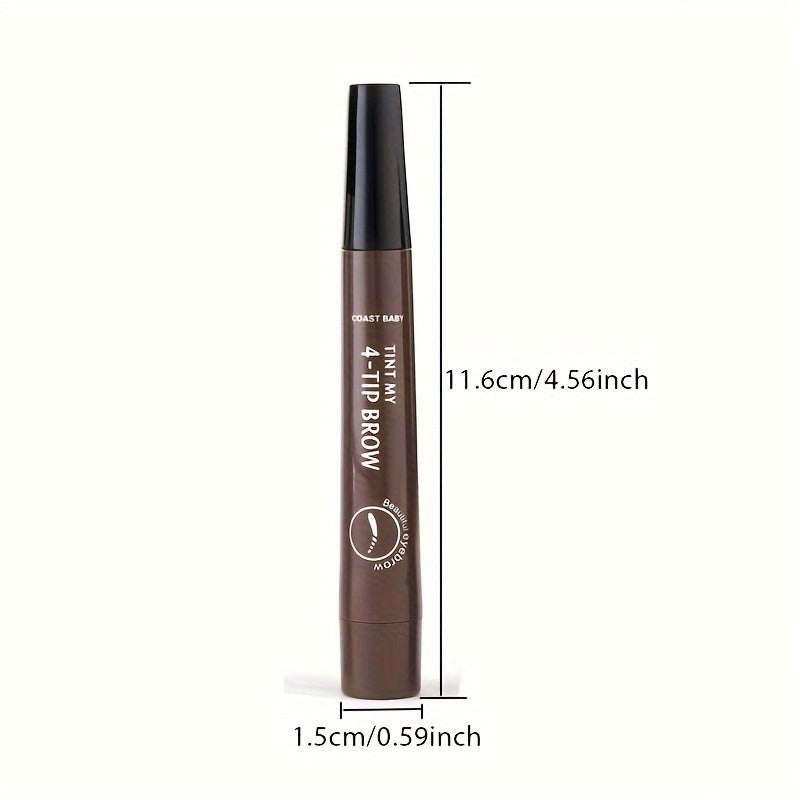 Женский карандаш для бровей ультратонкий водостойкий, стойкий к растушевке и долговечный