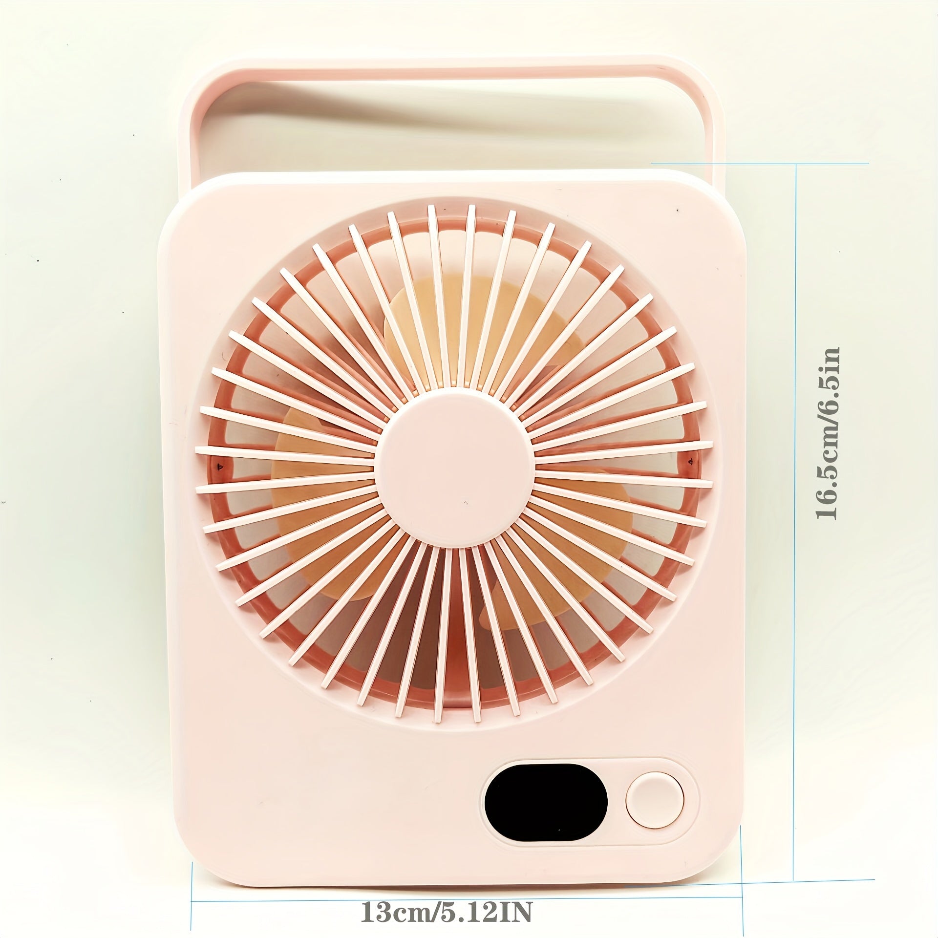 Portable USB Desktop Fan for Women Slim Rechargeable Personal Cooling Fan