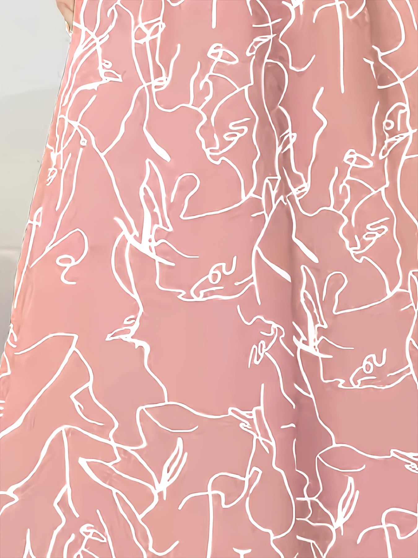 Women's Wide-Leg Floral Print Pants High Waist Ruffle Detail Spring Fall Polyester