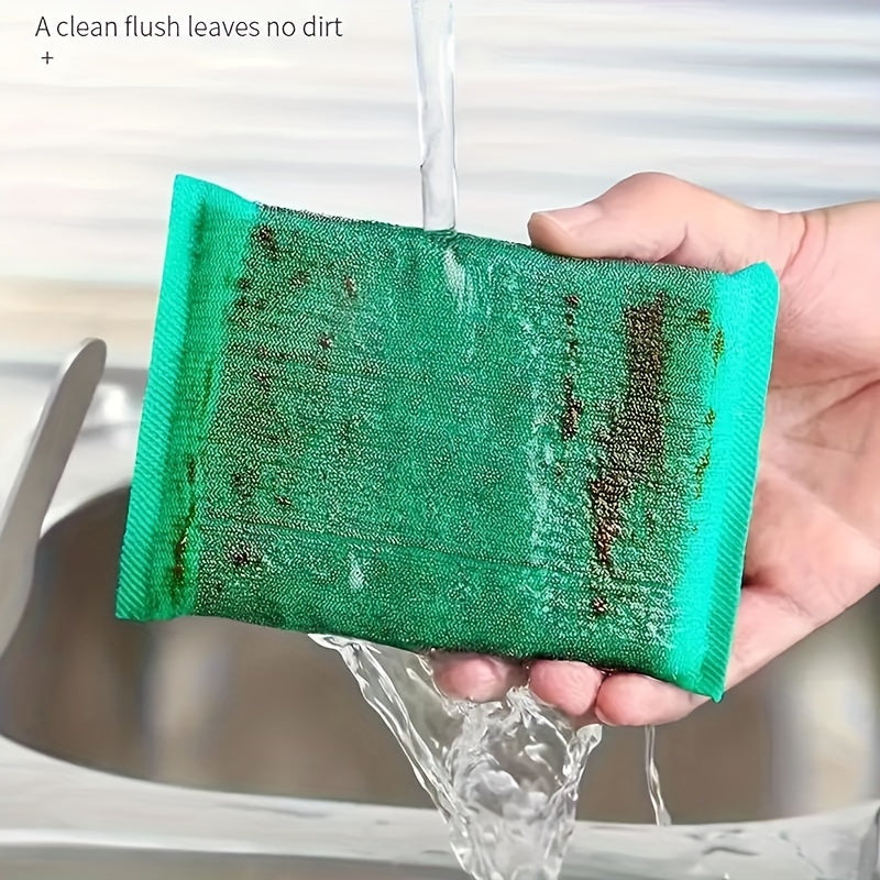 12 dona zanglamas po'latdan yasalgan tozalovchilar to'plami, bir nechta ranglarda - pichoqsiz, past to'kadigan gubkalar oshxona va shamollatish oynalarini tozalash uchun