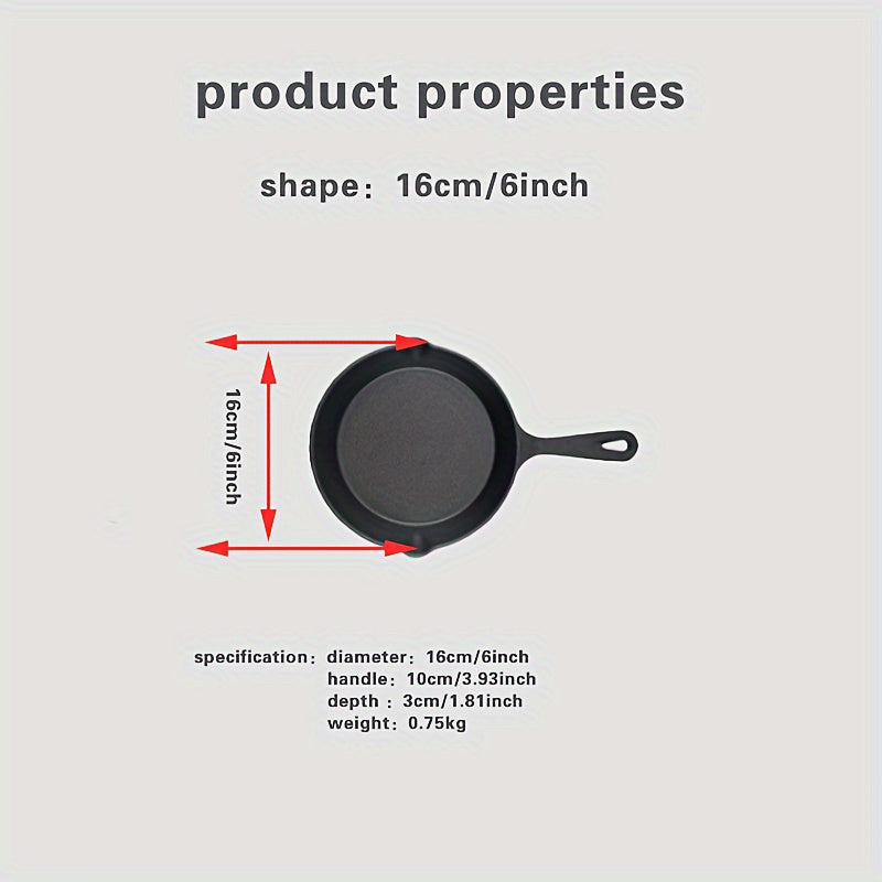 Set of Three Cast Iron Skillets and Frying Pans with Drip Spouts Preseasoned Oven Safe for Camping Indoor Outdoor Cooking