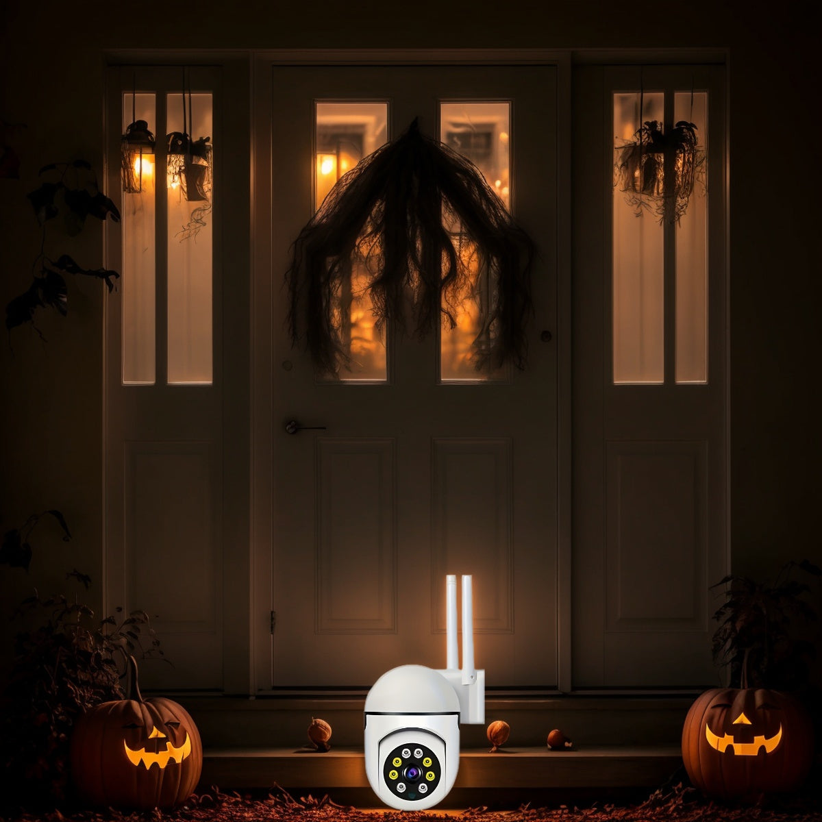 High-Definition Action Camera with Wide-Angle Lens Wi-Fi Infrared USB Power