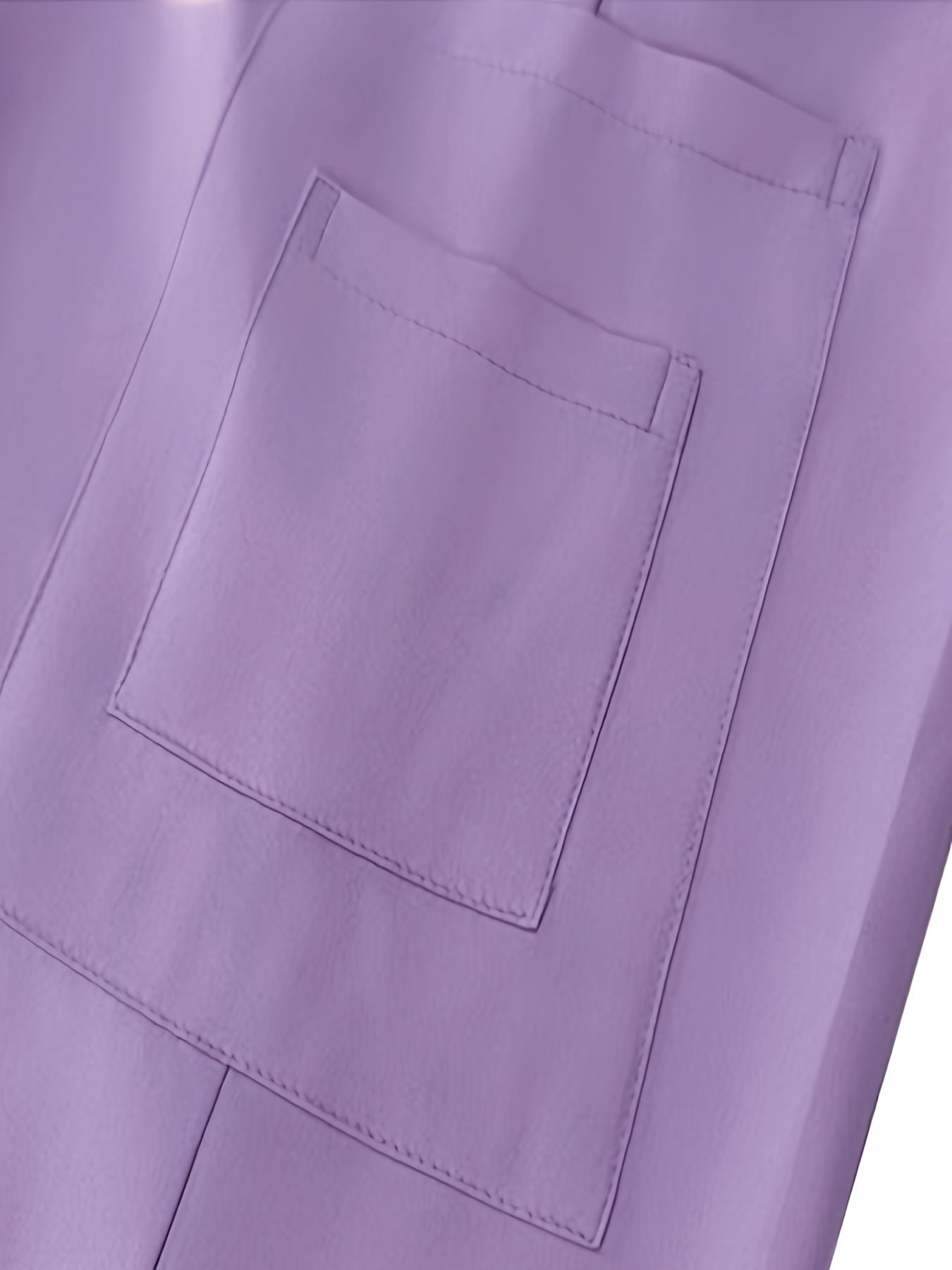 Women's Polyester Scrubs Set with Zipper Polo Top and Jogger Pants for Spring