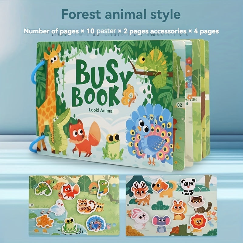 Interactive Kids' Educational Activity Book for Ages 3 Plus Gel Vehicle Theme Vibrant Illustrations
