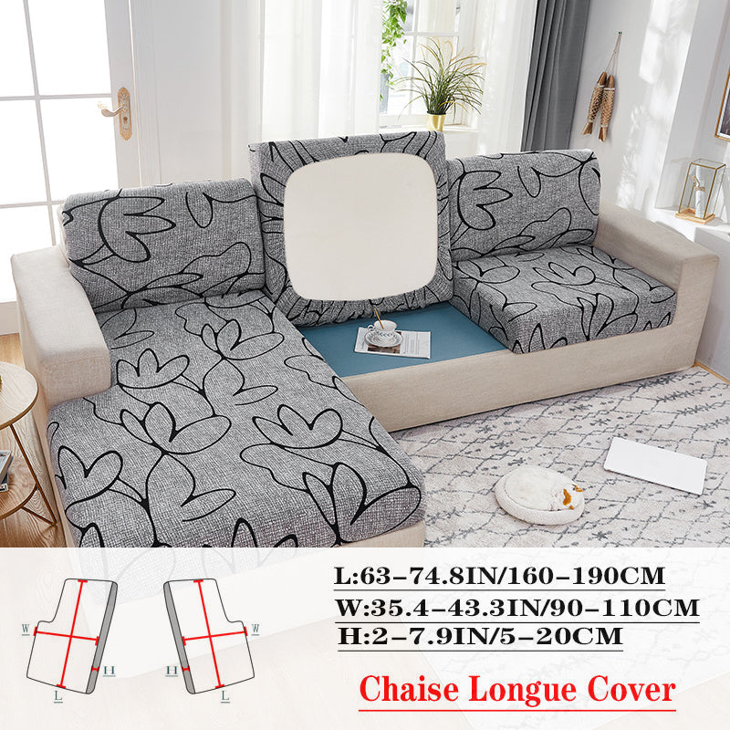 Чехол для дивана с молочным принтом