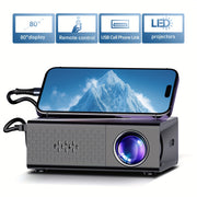 Video Projector 1080P Support for Movies TV Gaming for Home Theater and Outdoor