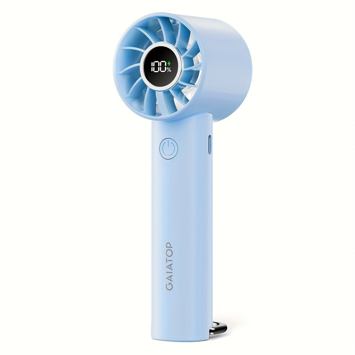 Portable Handheld Fan with 3 Speeds, USB Rechargeable, Compact and Lightweight