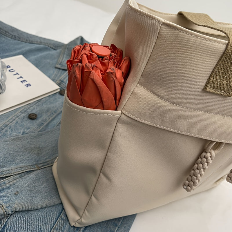 Large Capacity Oxford Cloth Shoulder Bag for Daily Commute Sports Style