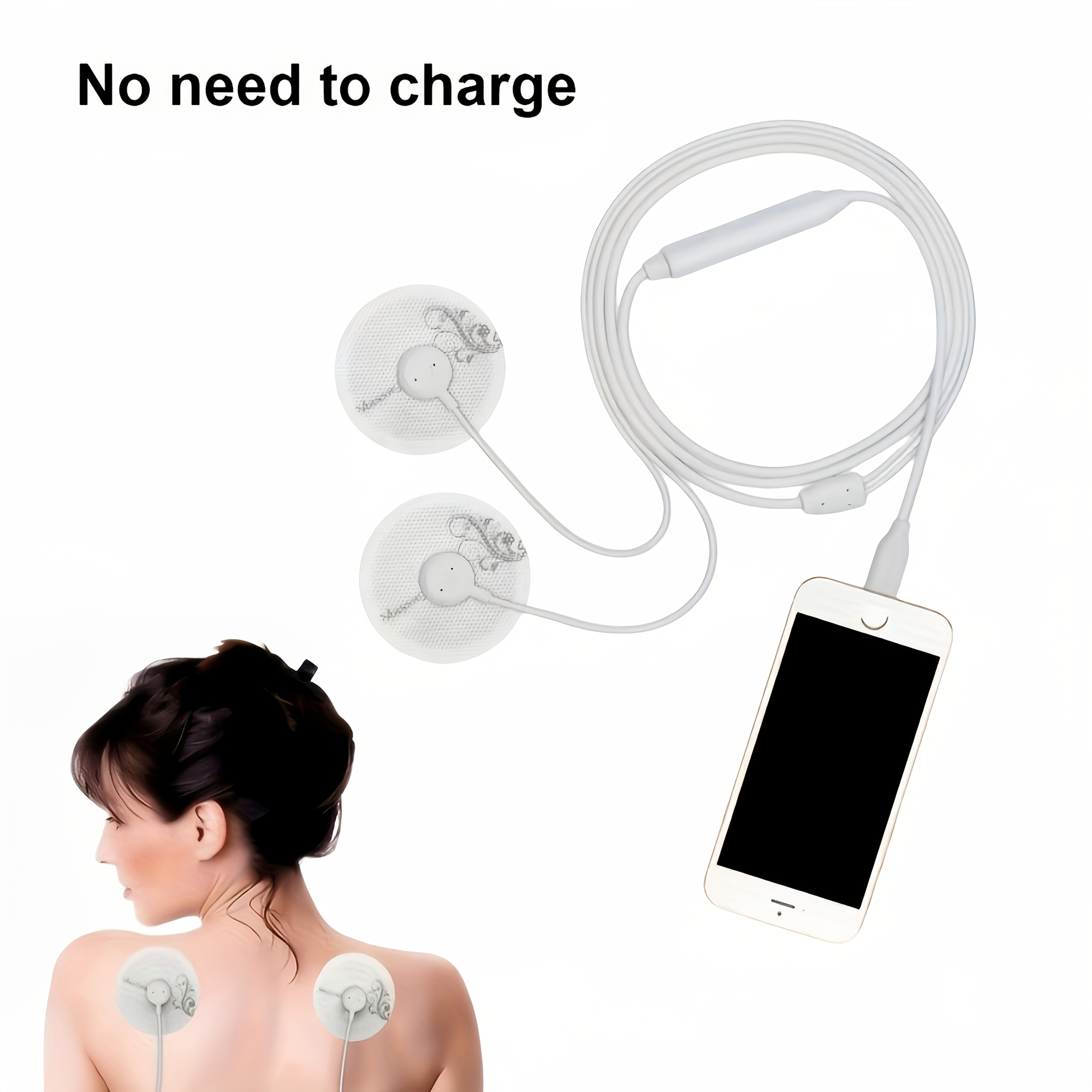 Ushbu ixcham, engil qurilma charchoqni bartaraf etish uchun tinchlantiruvchi massajni taqdim etadi. U qayta ishlatiladigan padlar va saqlash qutisini o'z ichiga oladi, bu esa uni turli qurilmalar uchun mos qiladi. Bu ideal sovg'a hisoblanadi