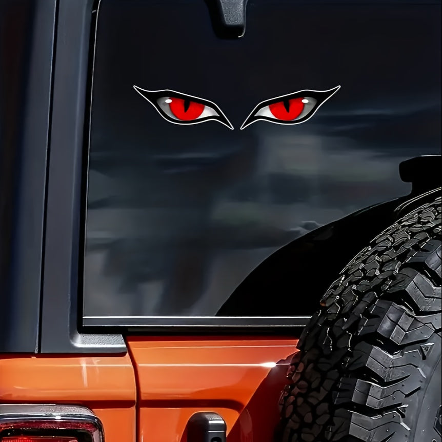 Виниловые наклейки Monster Eyes для автомобилей и аксессуаров с глянцевым покрытием