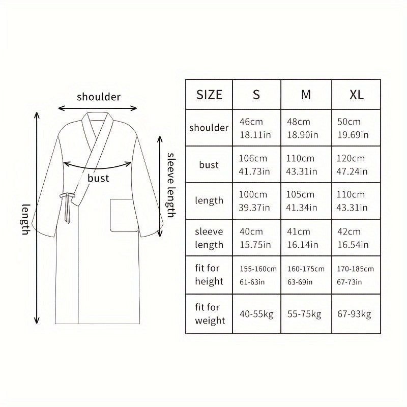 Мягкий и впитывающий хлопковый халат с цветочным принтом для лета, идеален для использования в ванной и спальне.