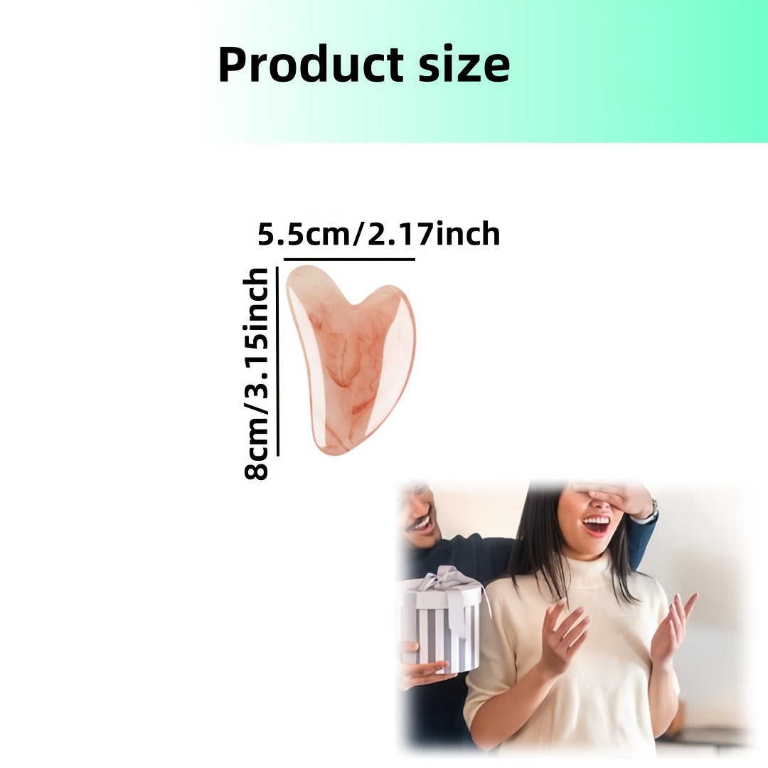 Guasha yuz asbobi teri parvarishi va mushak tarangligini kamaytirish uchun. Shishishni kamaytiradi. Ajoyib bayram sovg'asi.