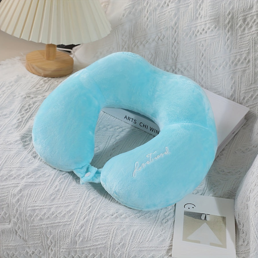 Travel Pillow U Shape Neck Support for Plane Train Car Travel Comfort
