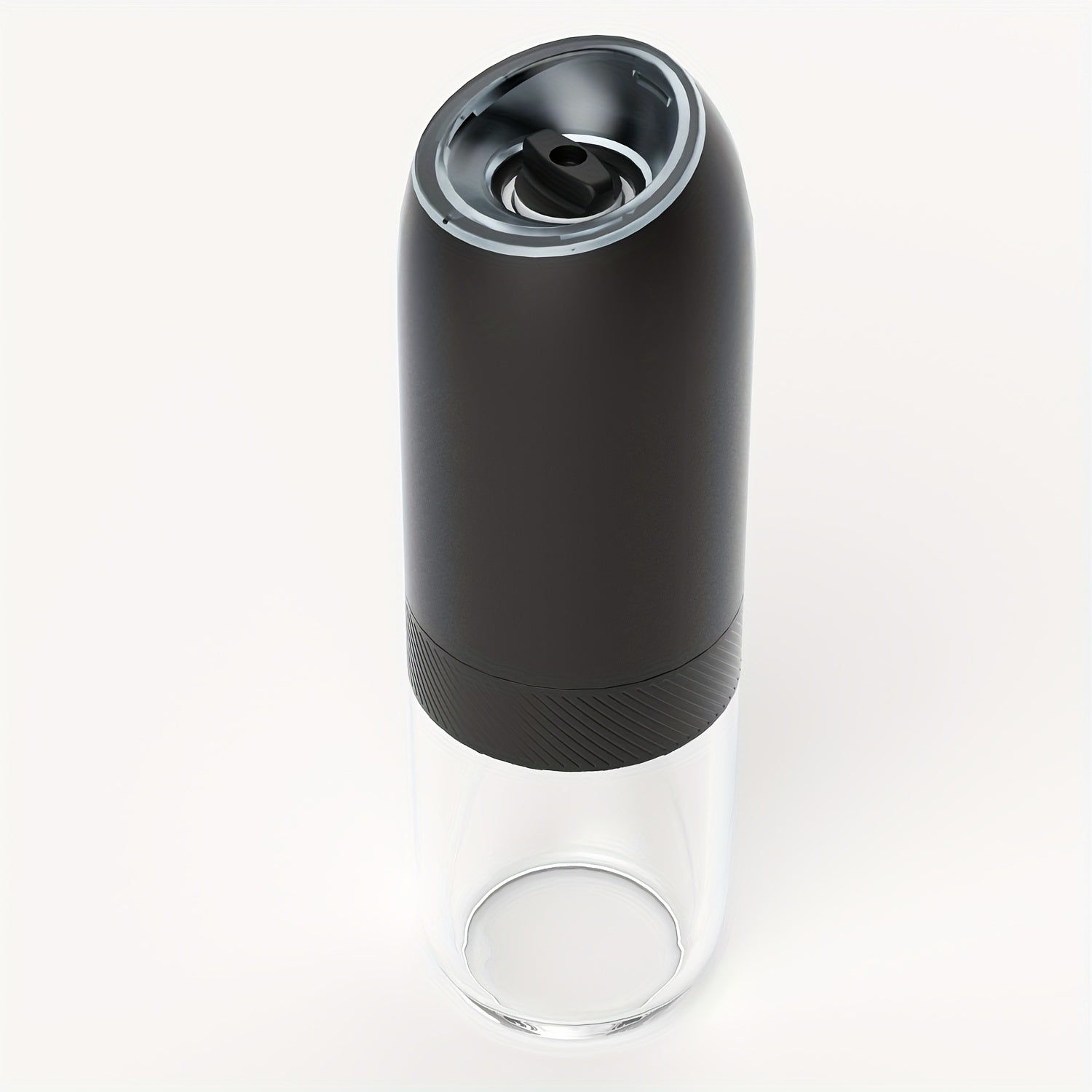 Electric Salt and Pepper Grinder Battery Powered LED Light One-Hand Operation Adjustable Coarseness for Home Kitchen BBQ Camp Travel