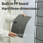 Multifunctional Storage Baskets Set with Transparent PVC Hanging Baskets for Kitchen Closet Organizing