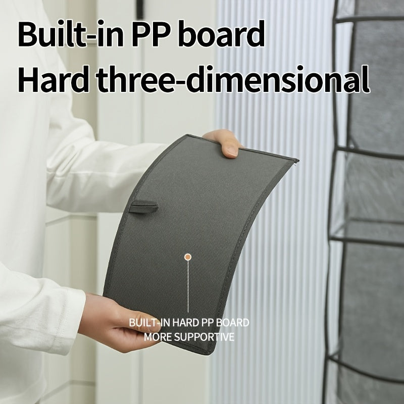 Multifunctional Storage Baskets Set with Transparent PVC Hanging Baskets for Kitchen Closet Organizing