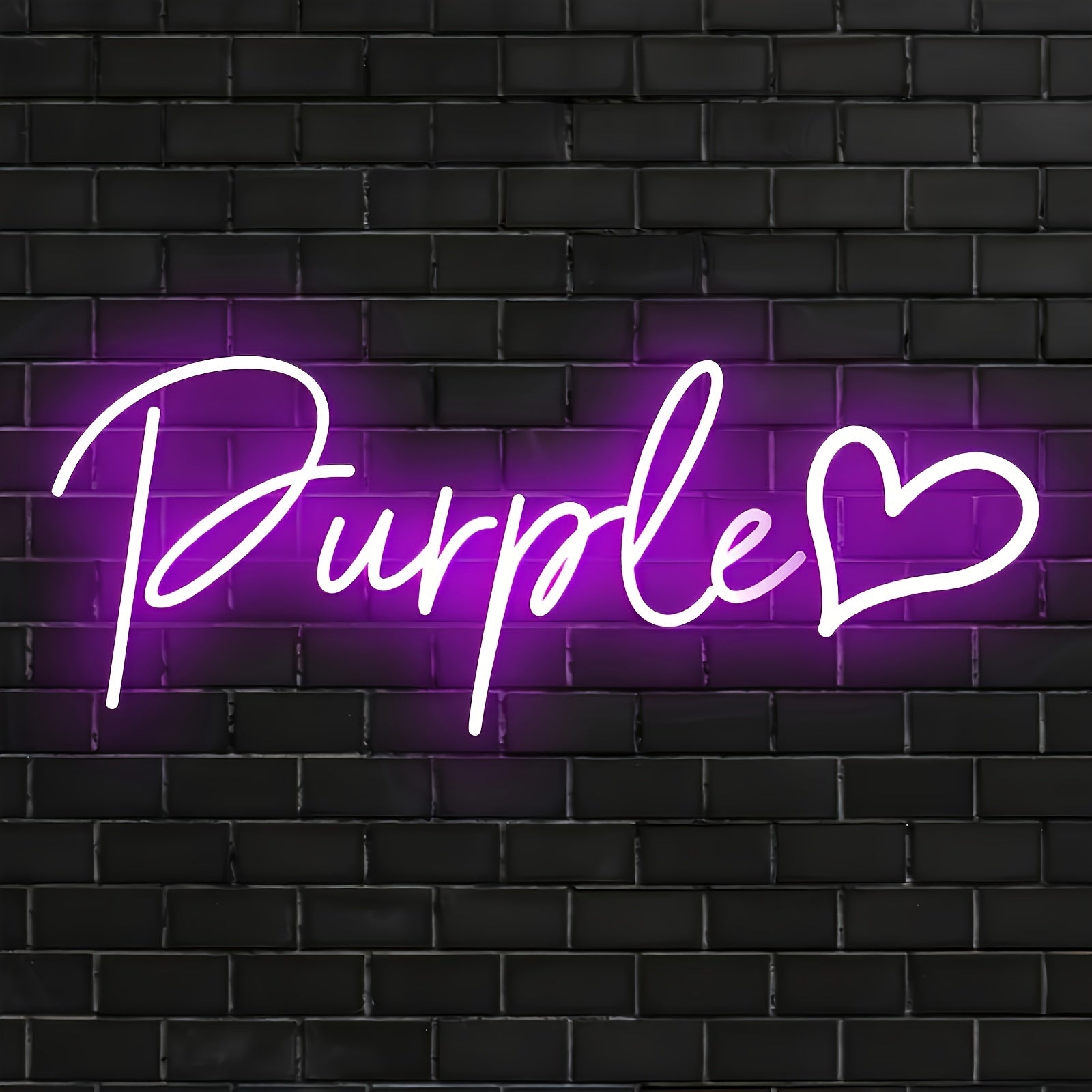 Personalized Heart Neon Sign with Customizable Letters USB Powered LED Decor for Room or Gift