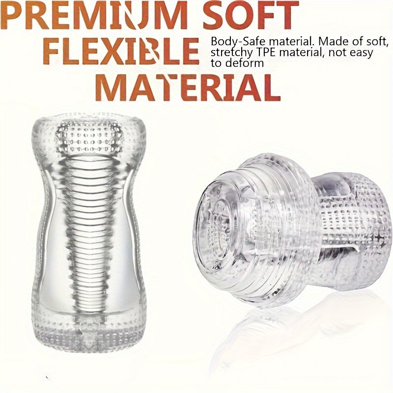 Men Soft TPE Training Cup Sex Toy for Adults