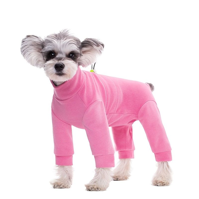 Pet Dog and Cat Jumpsuit Thermal Fleece Adjustable Chest All-Season Small Medium Large