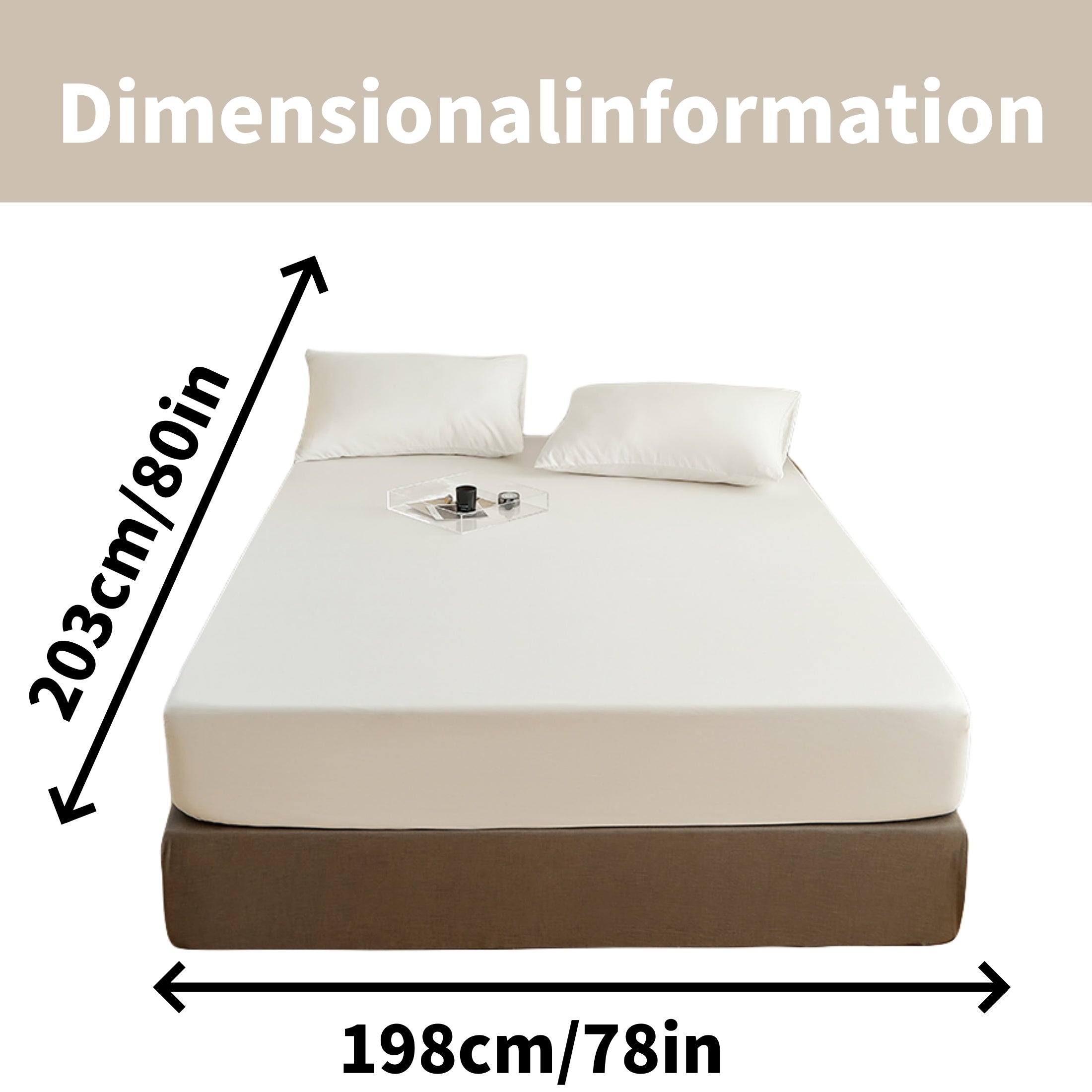 Juego de sábanas ajustadas de poliéster cepillado con 2 fundas de almohada, con bolsillo profundo, ropa de cama