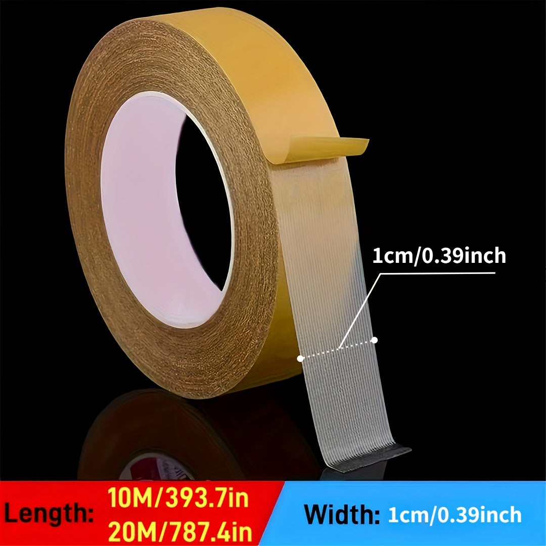 Heavy-Duty Double-Sided Tape for Glass Walls Wood Metal Fabric 10M