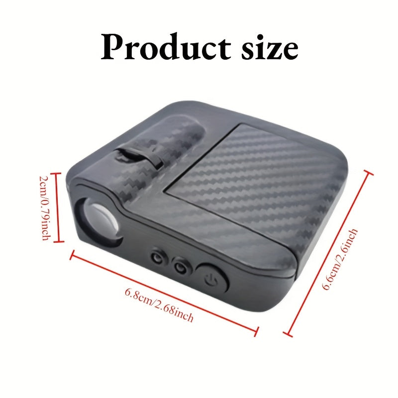 Набор из 2 шт. светильников-проекторных дверных светильников с ангельскими крыльями, декоративное окружающее освещение, черный карбоновый волокно