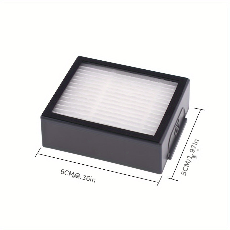 Yuqori samaradorlikdagi 12 ta filtr o'rnatuvchilari IRobot E, I va J seriyali robot tozalagichlari uchun - I7, I7+, I3, I3+, E5, E6, E7, I4, I6, I6+, I8, I8+ modellari bilan mos keladi