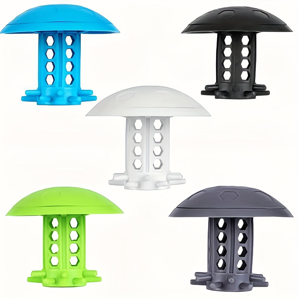 Filtro para cabello en desagüe para bañera y lavabo, conjunto 2 en 1, reutilizable, fácil de limpiar