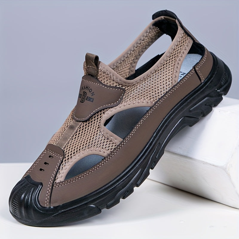 Men's Summer Mesh Slip-On Shoes for Driving Beach Outdoor Casual