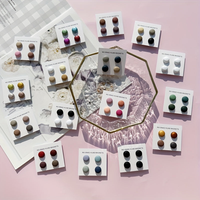 Set of 4 Middle Eastern Ramadan Magnetic Brooches for Scarves