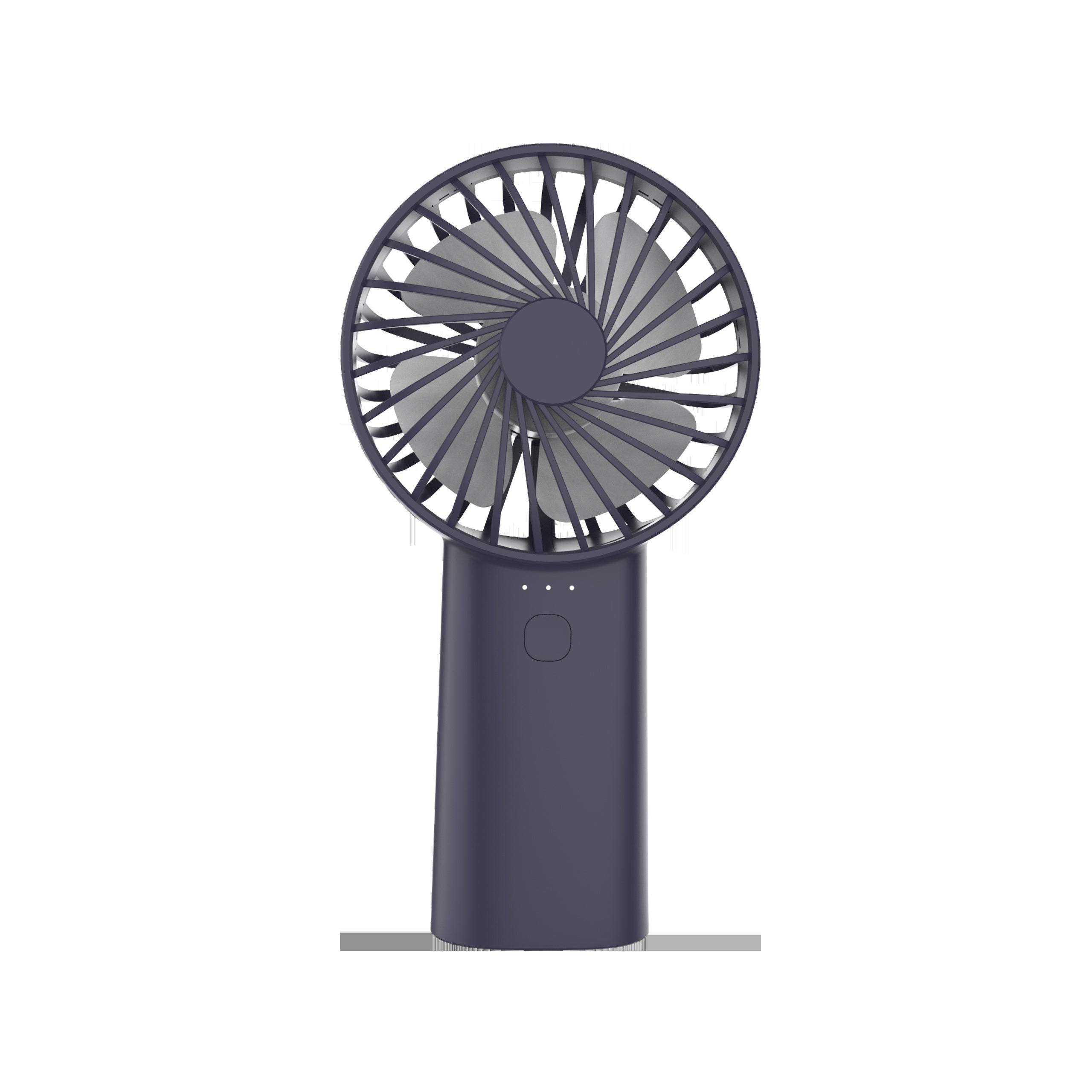 Compact USB Rechargeable Handheld Fan with 1500mAh Battery, Portable Personal Cooling Device