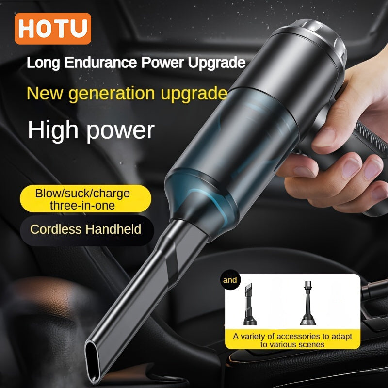 Портативный ручной 2-в-1 пылесос и воздуходувка для очистки электроники и автомобиля