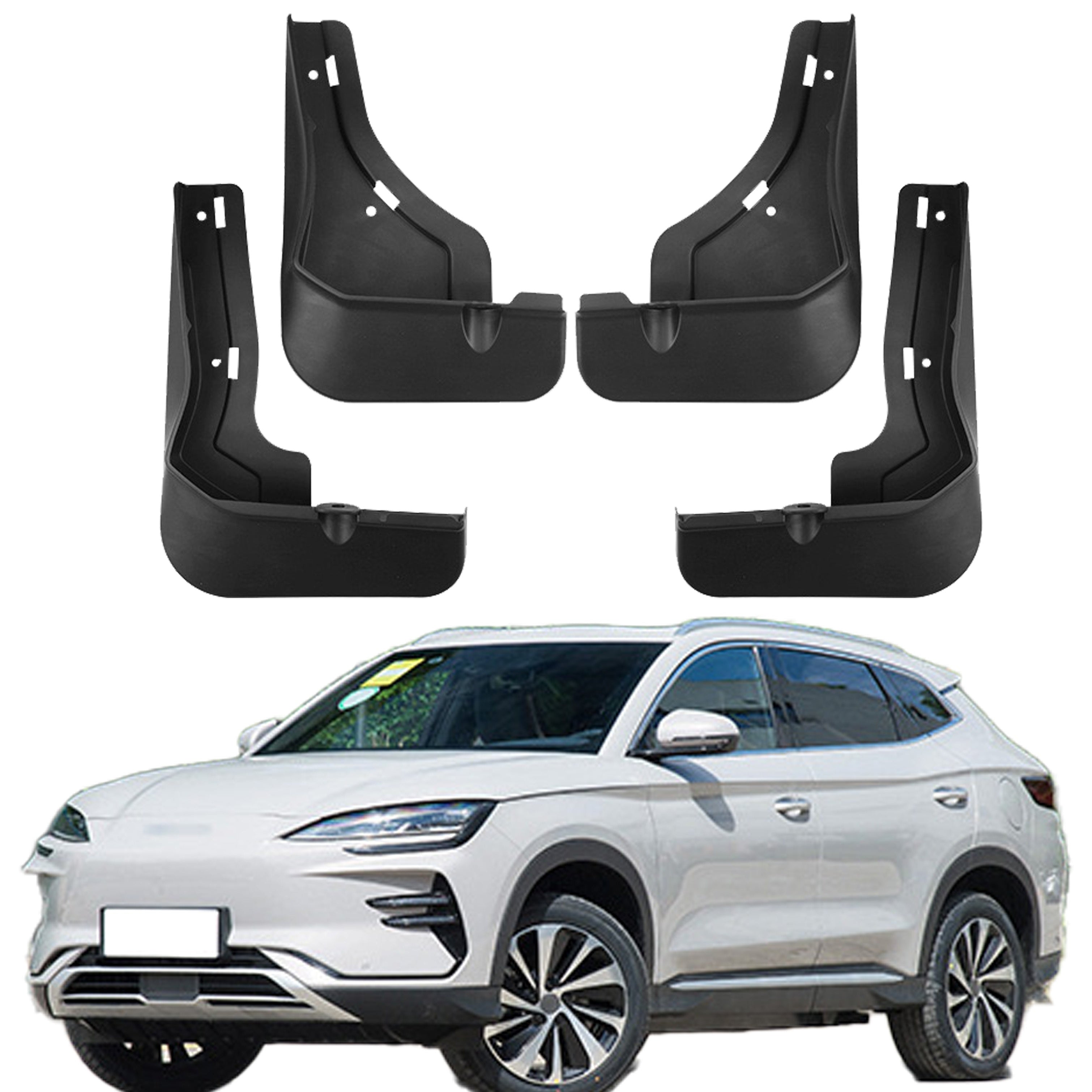 4 Pcs Car Mudguards Wheel Well Liners for SUV Dust Sand Protection