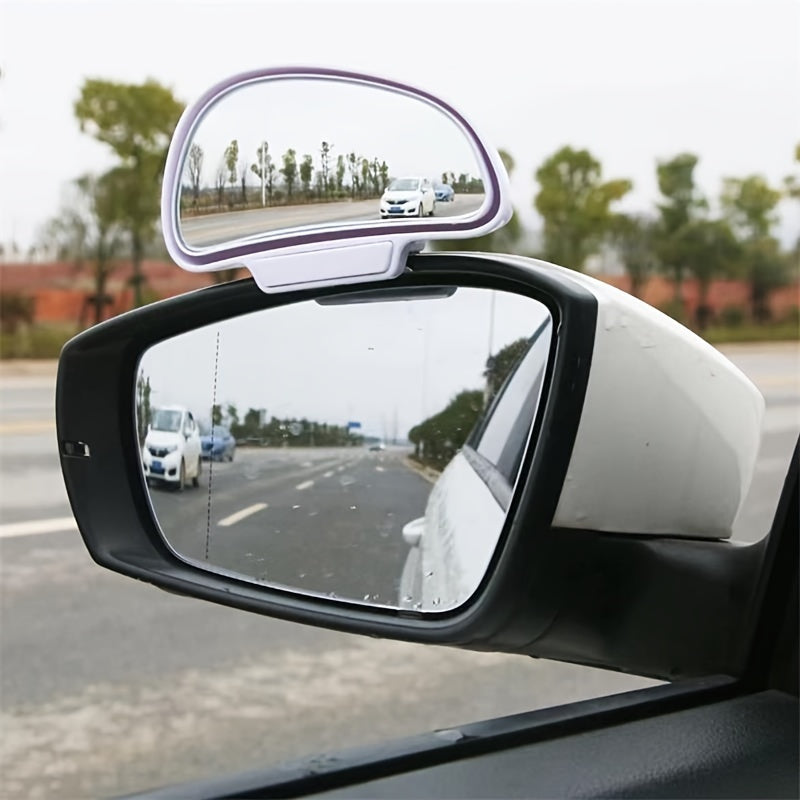 Universal Car Rearview Mirror 360° Adjustable Wide-Angle Side Blind Spot Auxiliary Rear View
