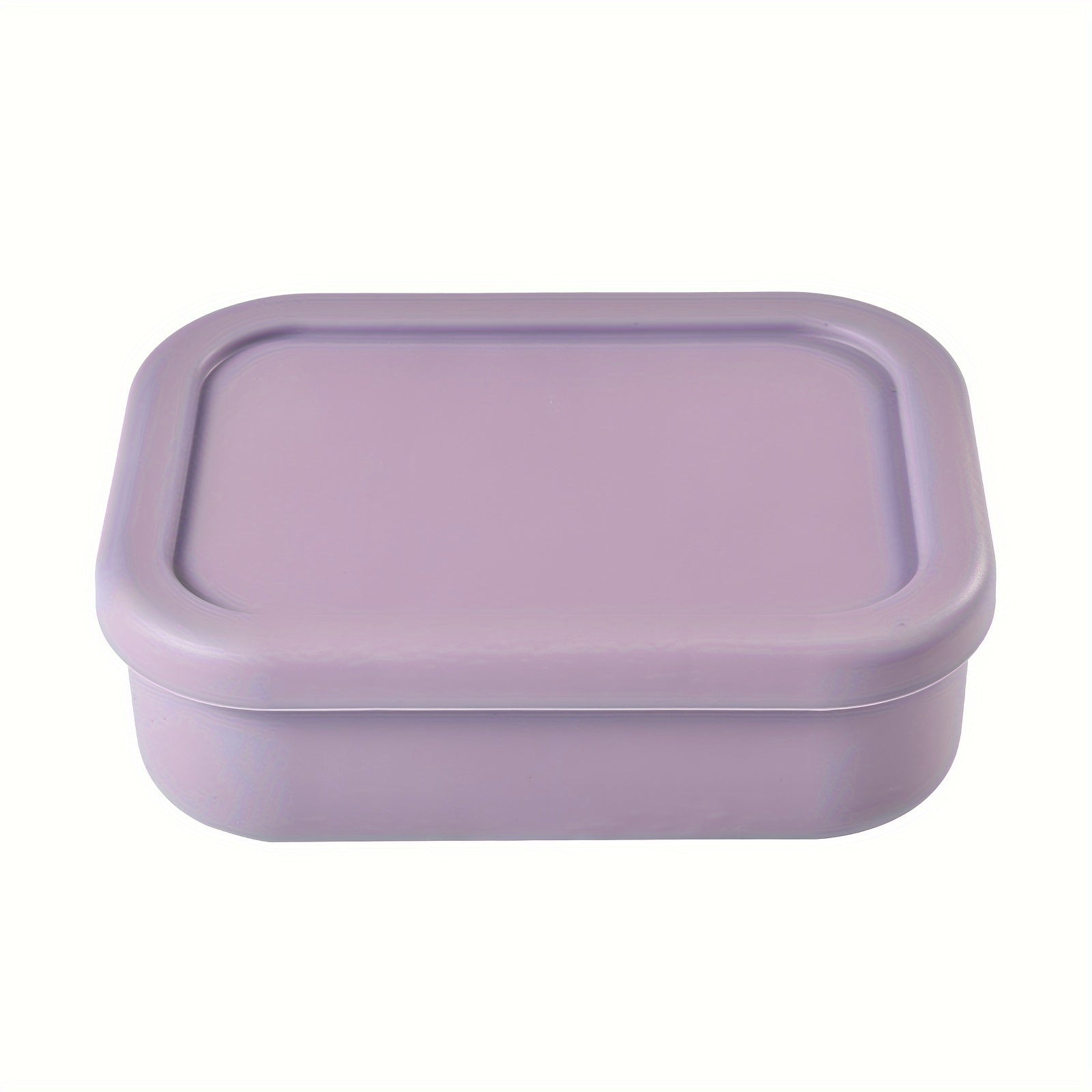 Silicone Lunch Box with Leak Proof Bento Container, 3 Compartments, Microwave Safe