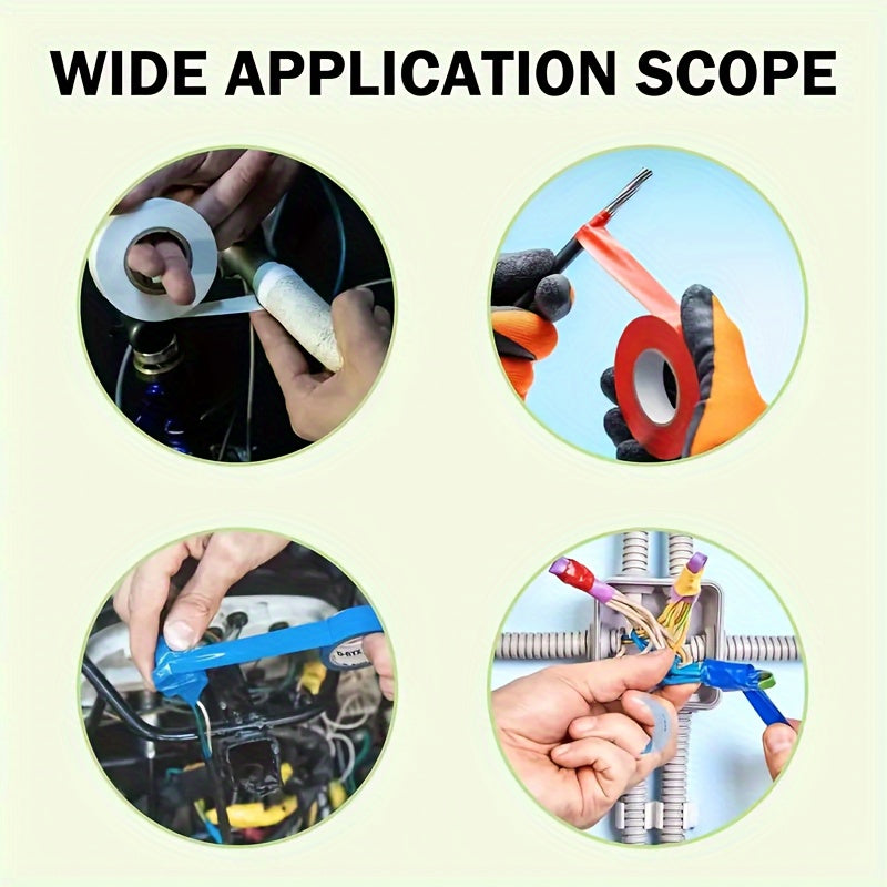 6-Pack Flame Retardant PVC Electrical Tape Indoor Outdoor High Temperature Waterproof