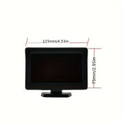 4.3-Inch Rearview Camera Kit with Night Vision for Sedans